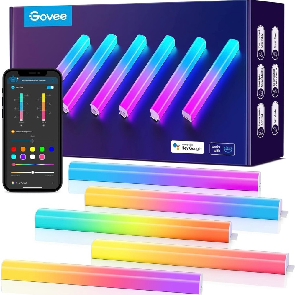 Govee Glide LED Wall Lights, Works with Alexa and Google Assistant